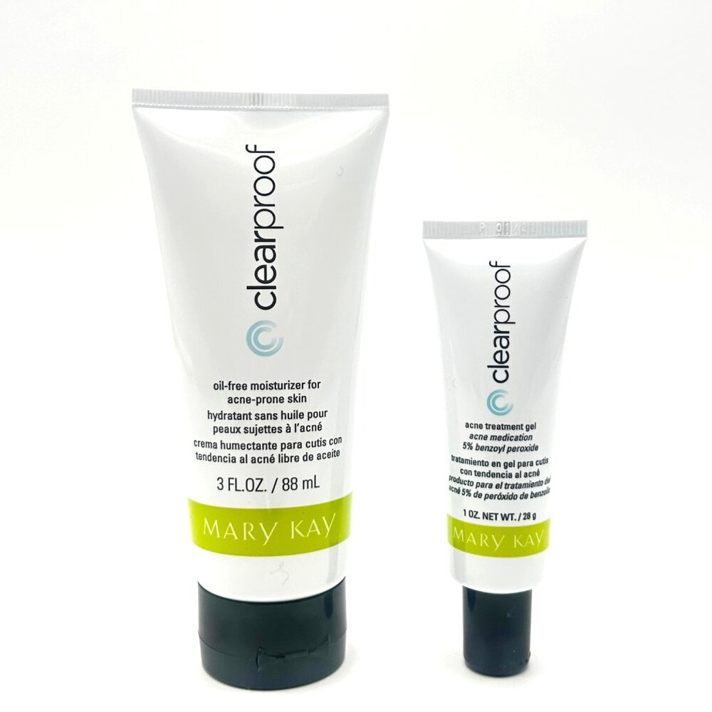 Mary Kay Clear Proof Acne Treatment Set - Oil-Free Moisturizer ($36 Value)